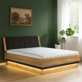 ŁOŻKO Z POJEMNIKIEM NA POŚCIEL YORK Y18/160