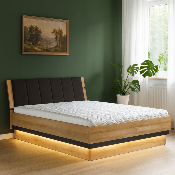 ŁOŻKO Z POJEMNIKIEM NA POŚCIEL YORK Y18/160