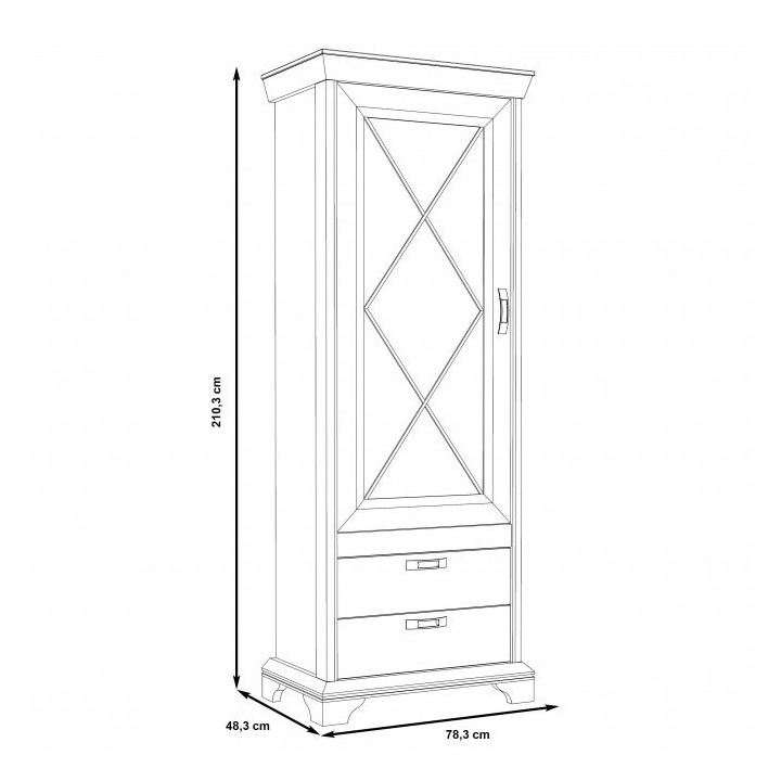 KASHMIR WITRYNA 80CM